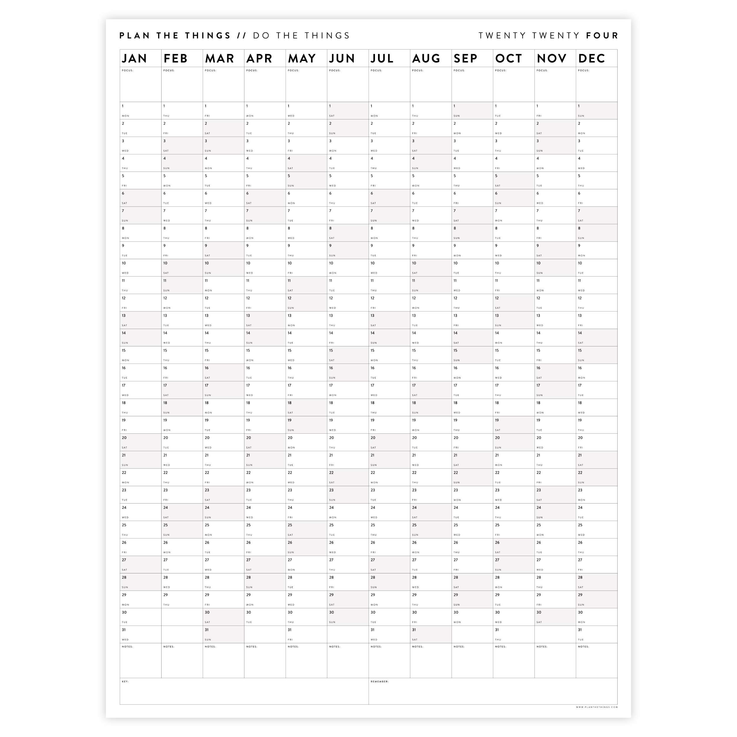 printable-vertical-2024-wall-calendar-with-gray-weekends-instant-dow-plan-the-things