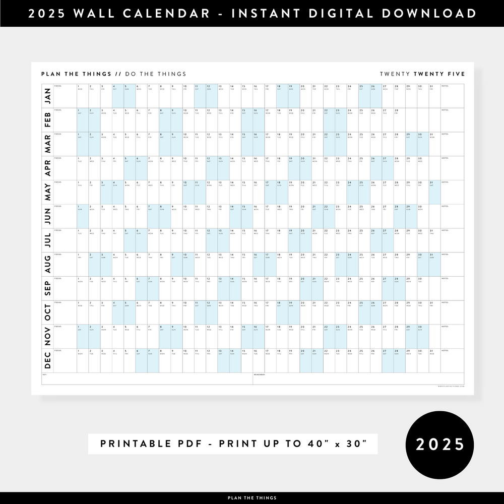 Journal Calendar 2025 Daily Planner 