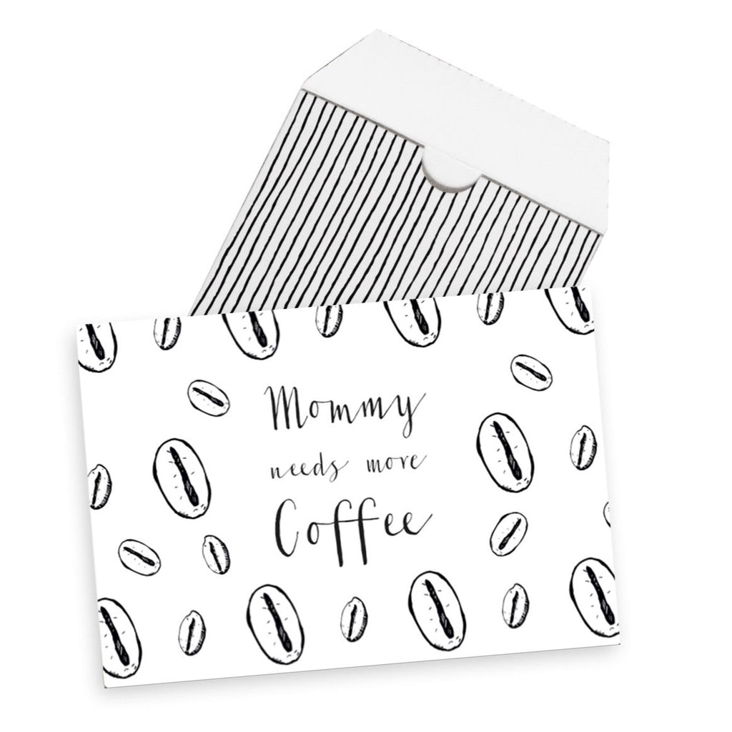 Cartão Unitário C Envelope Mommy Needs More Coffee The Goodies Brasil