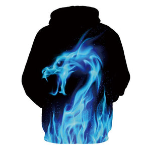 blue dragon hoodie