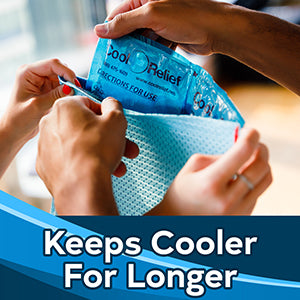 feel cooler for longer, ice cubes, replacement gel inserts