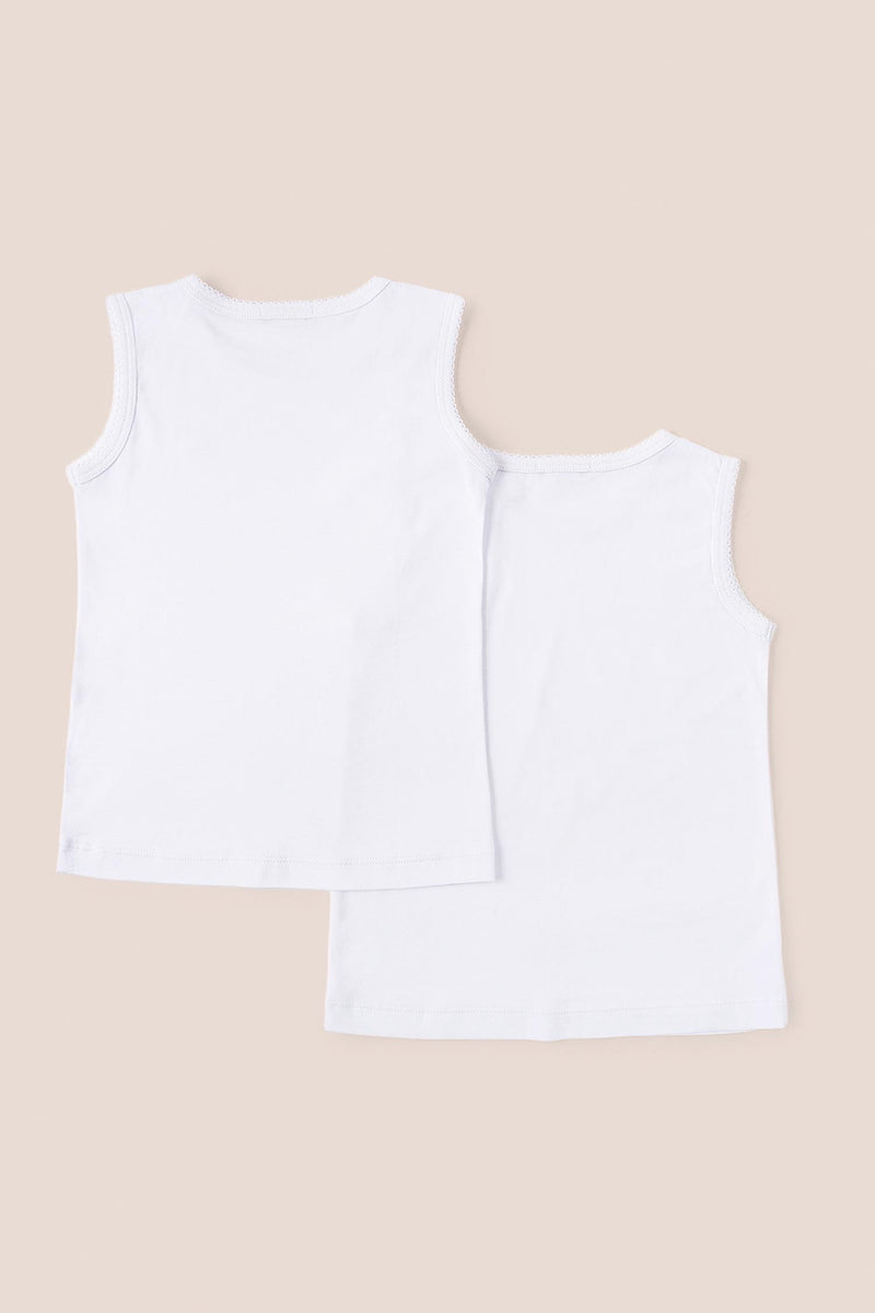 Set de Camisa blanca manga unisex
