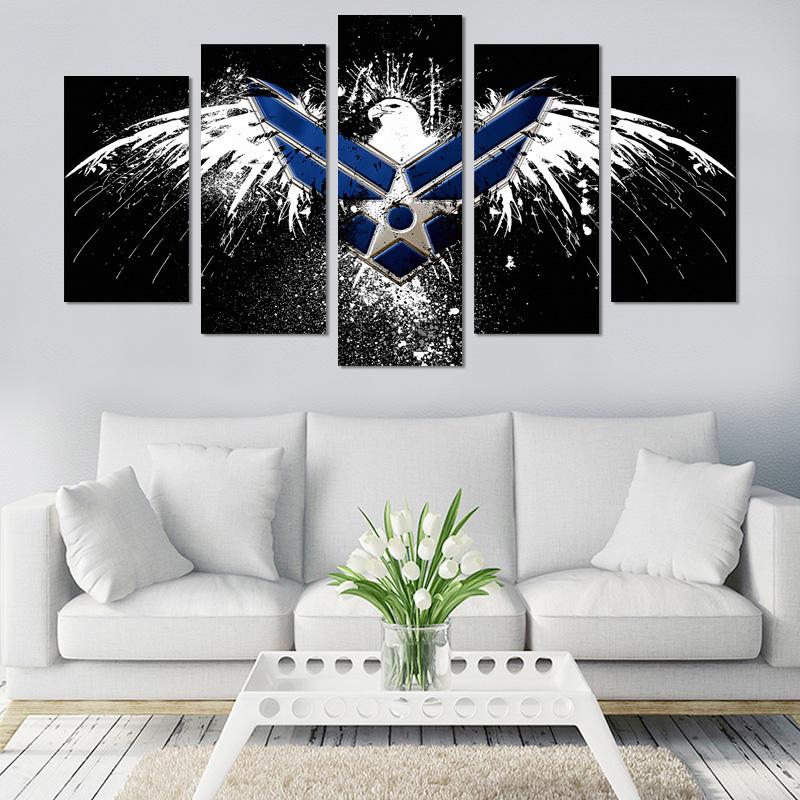 Air Force Eagle License Canvas Wall Art Canvas Stand Canvas Art Work