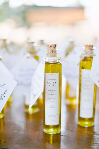 cadeau invite mariage huile d'olive