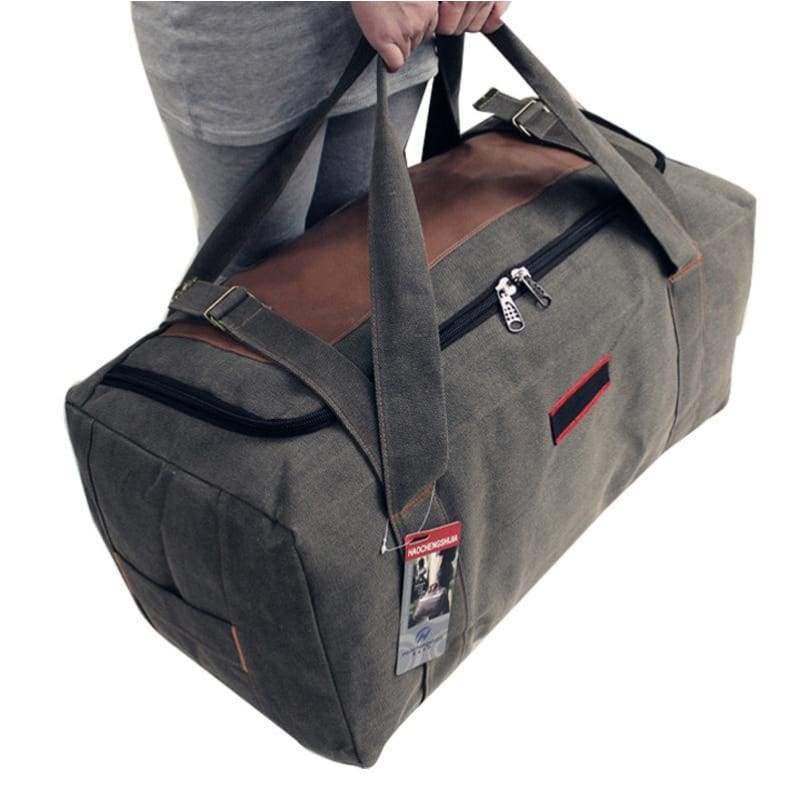 large canvas duffle bag