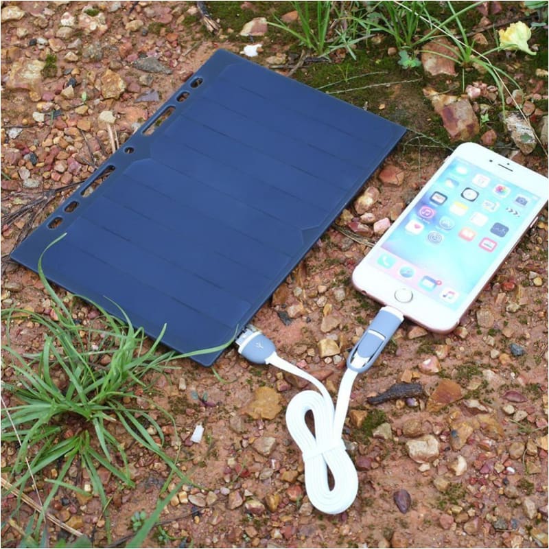 Outdoor Portable 5v Solar Power Bank Solar Charging Panel Usb