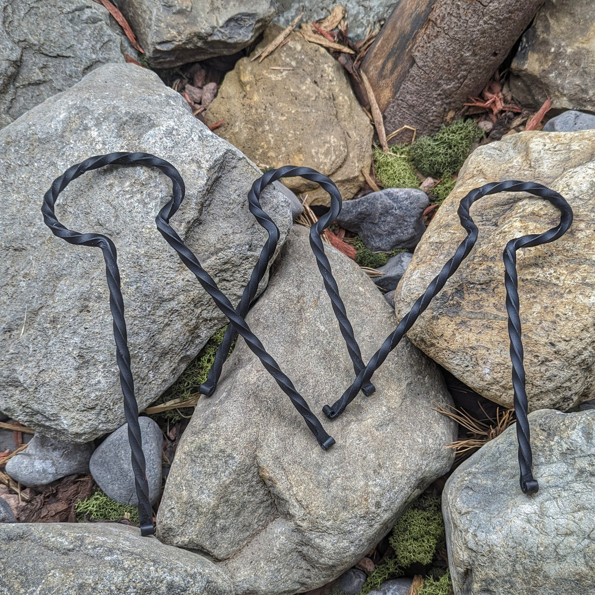 Hand Forged Horn Stand