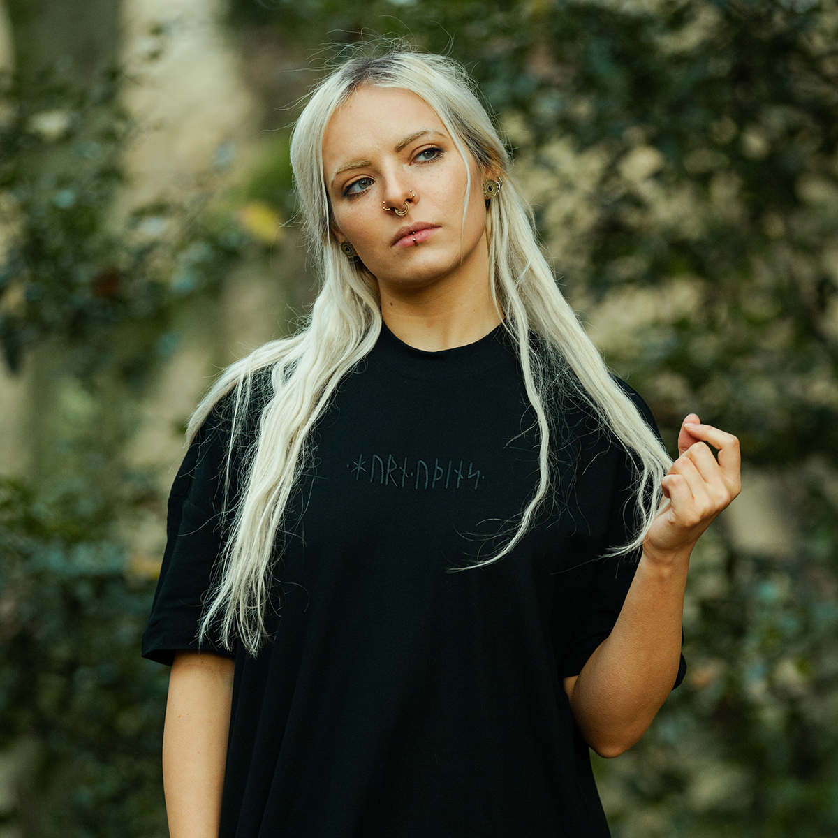 Oversized All-Black Tee