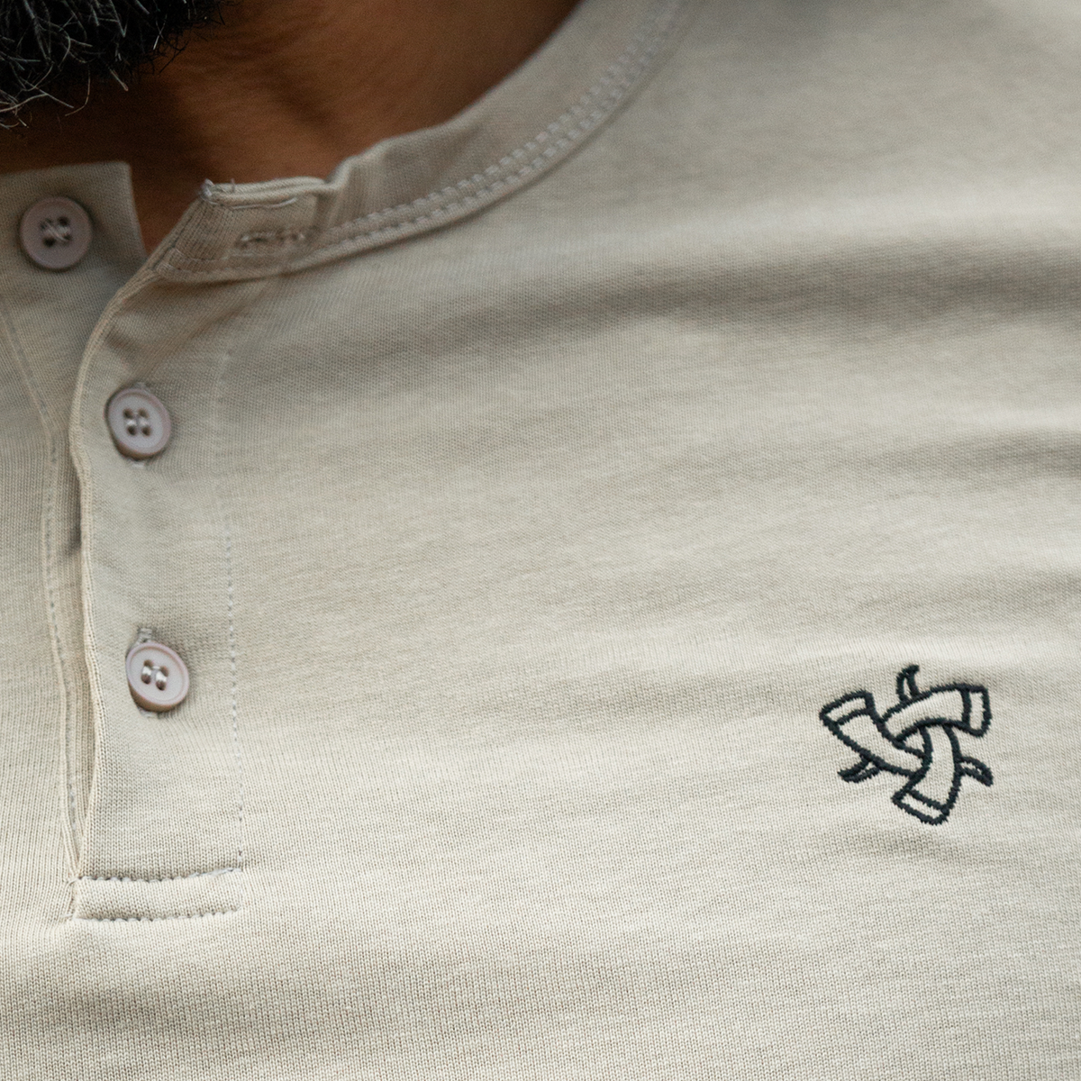 Sand Heavyweight Henley