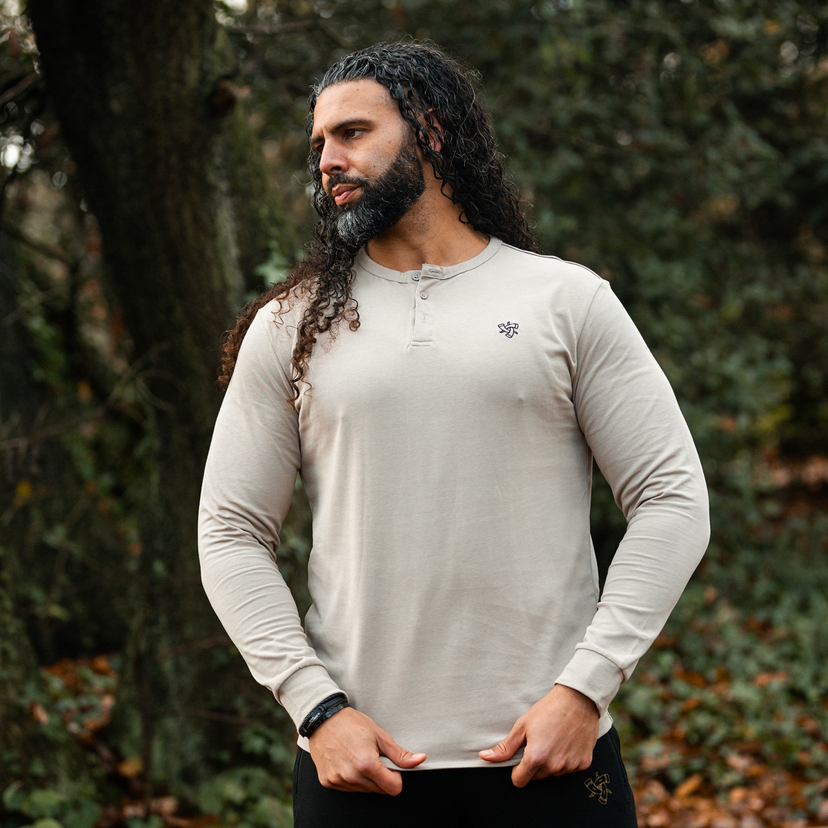 Sand Heavyweight Henley