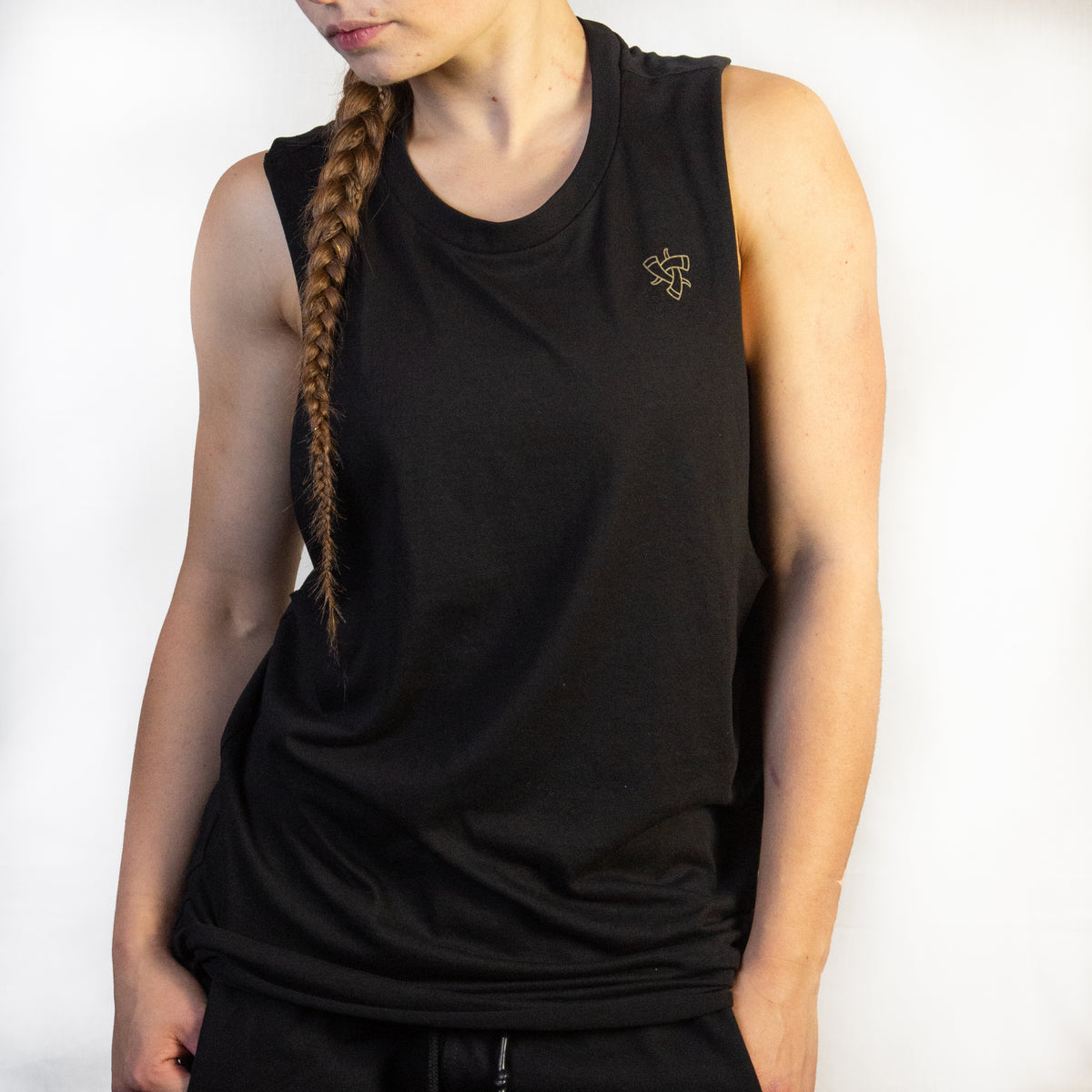 Logo Sleeveless Tee- Unisex