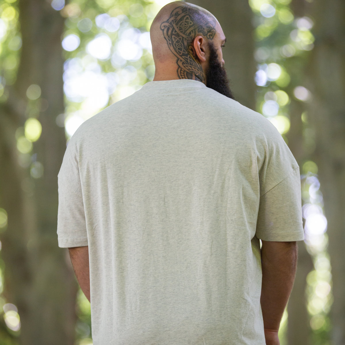 Embroidered Runic Tee (Heather)