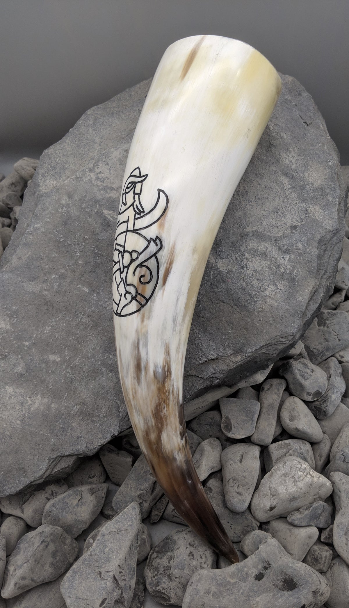 The Binding of Fenrir drinking horn