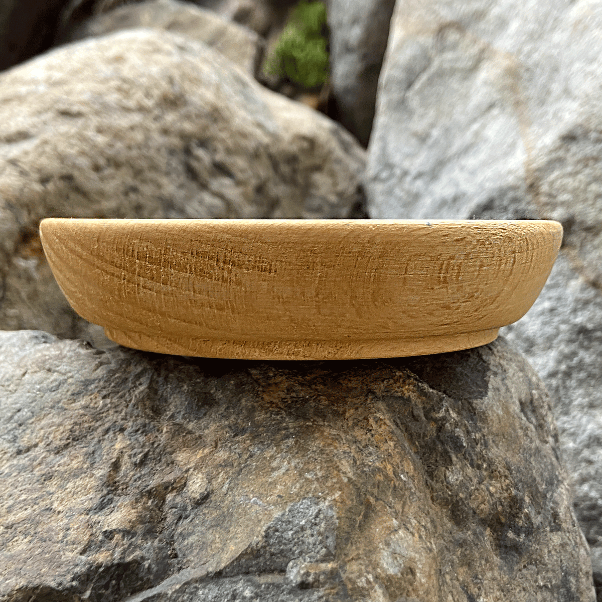 Wooden offering bowl with Urnes-style decor