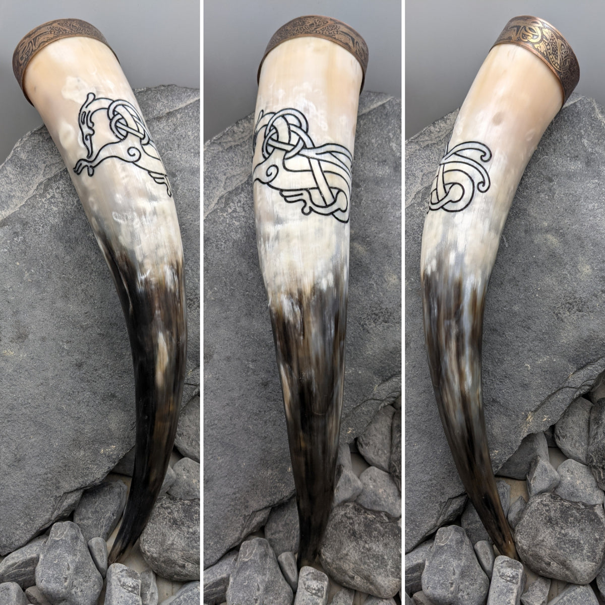 Rune Stone drinking horn