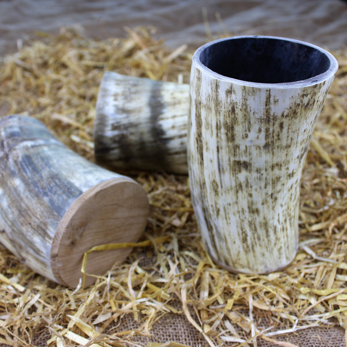 Rustic horn mug