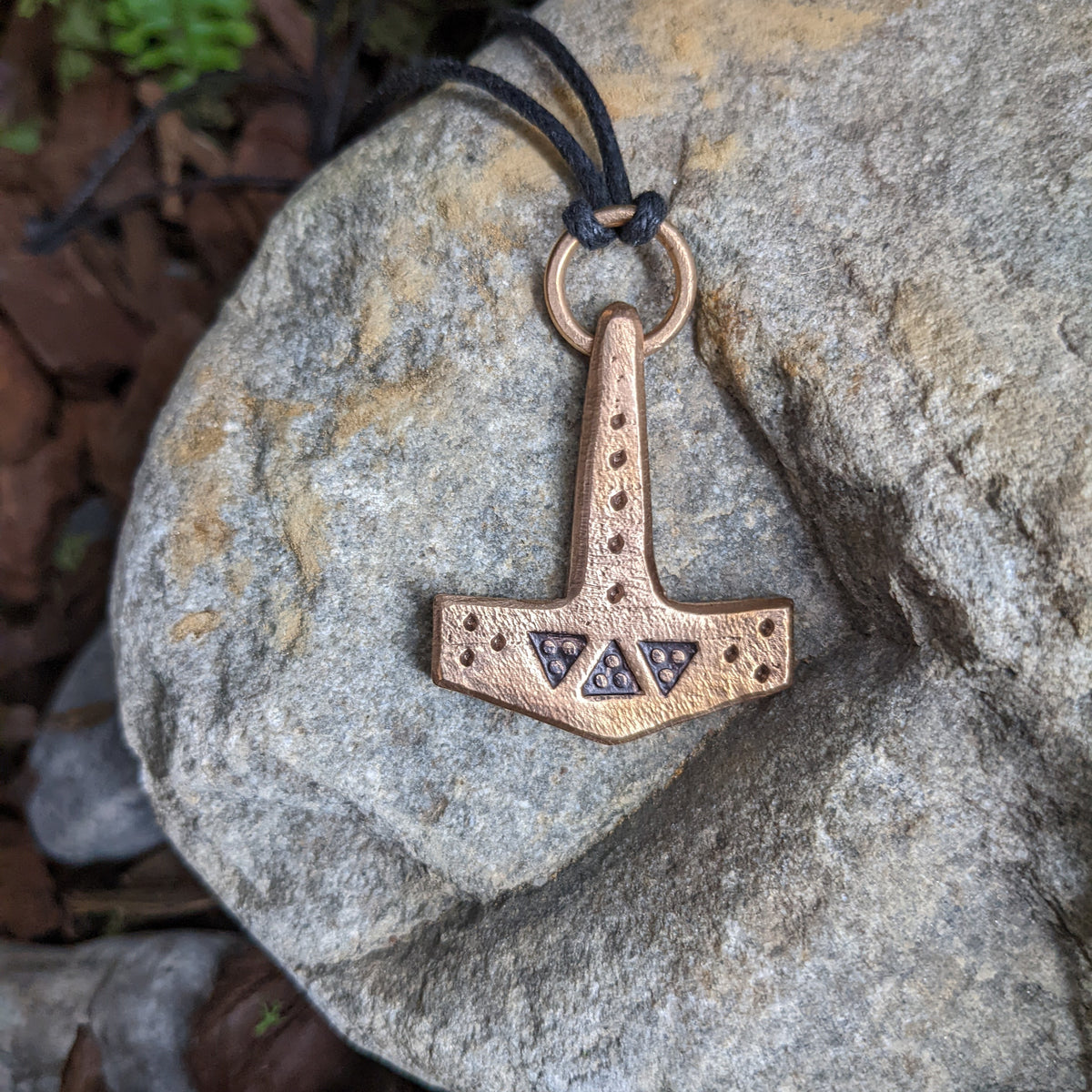 Traditional Bronze Mjölnir Pendant