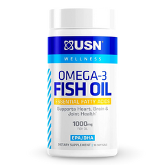 USN Omega-3 Aceite de Pescado (EPA, DHA) 1000mg, 90 cápsulas. Envío todo Costa Rica CR Suplementos
