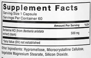 Force Factor Berberine (Berberina) 500mg 60 caps. CR Suplementos Costa Rica