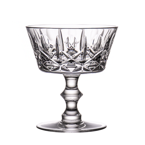 Fabergé Na Zdorovye Ruby Red Martini Glass - Ajka Crystal