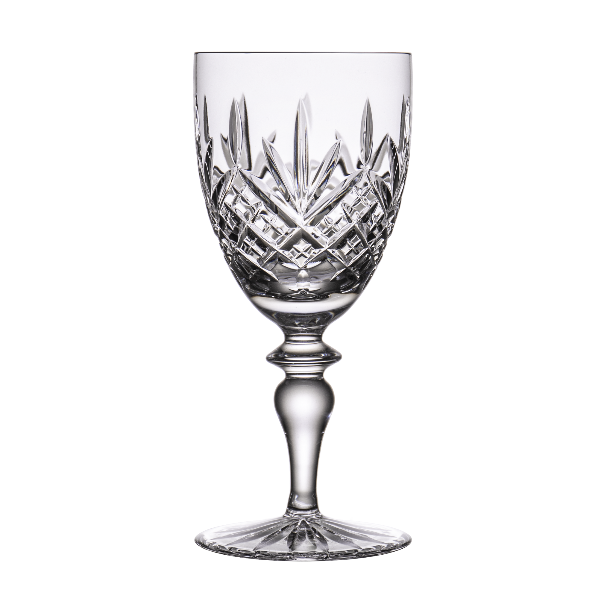 Odessa Green Large Wine Glass 1st Edition - Ajka Crystal