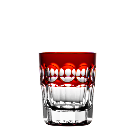 Fabergé Na Zdorovye Ruby Red Martini Glass - Ajka Crystal