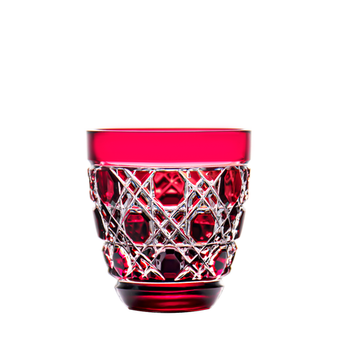 Fabergé Na Zdorovye Ruby Red Martini Glass - Ajka Crystal