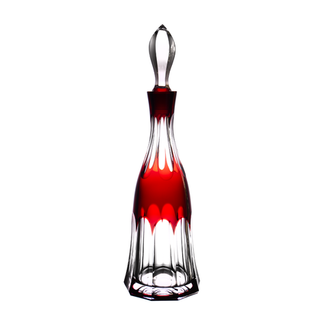 Lovers Decanter Set, Two Decanters, Bohemian Lead-Free Crystal Glass Whiskey  or Brandy Carafes with Glass Stoppers – iHouzit