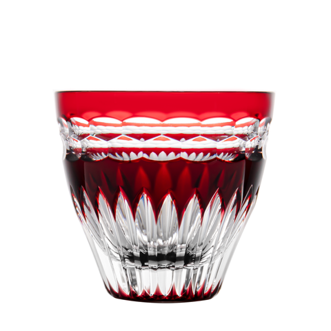 Fabergé Na Zdorovye Ruby Red Martini Glass - Ajka Crystal