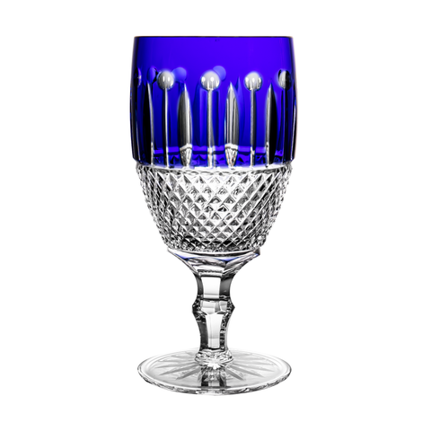 Castille Light Blue Small Wine Glass - Ajka Crystal