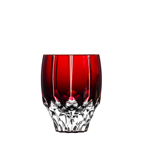 Fabergé Odessa Ruby Red Small Wine Glass 2nd Edition - Ajka Crystal