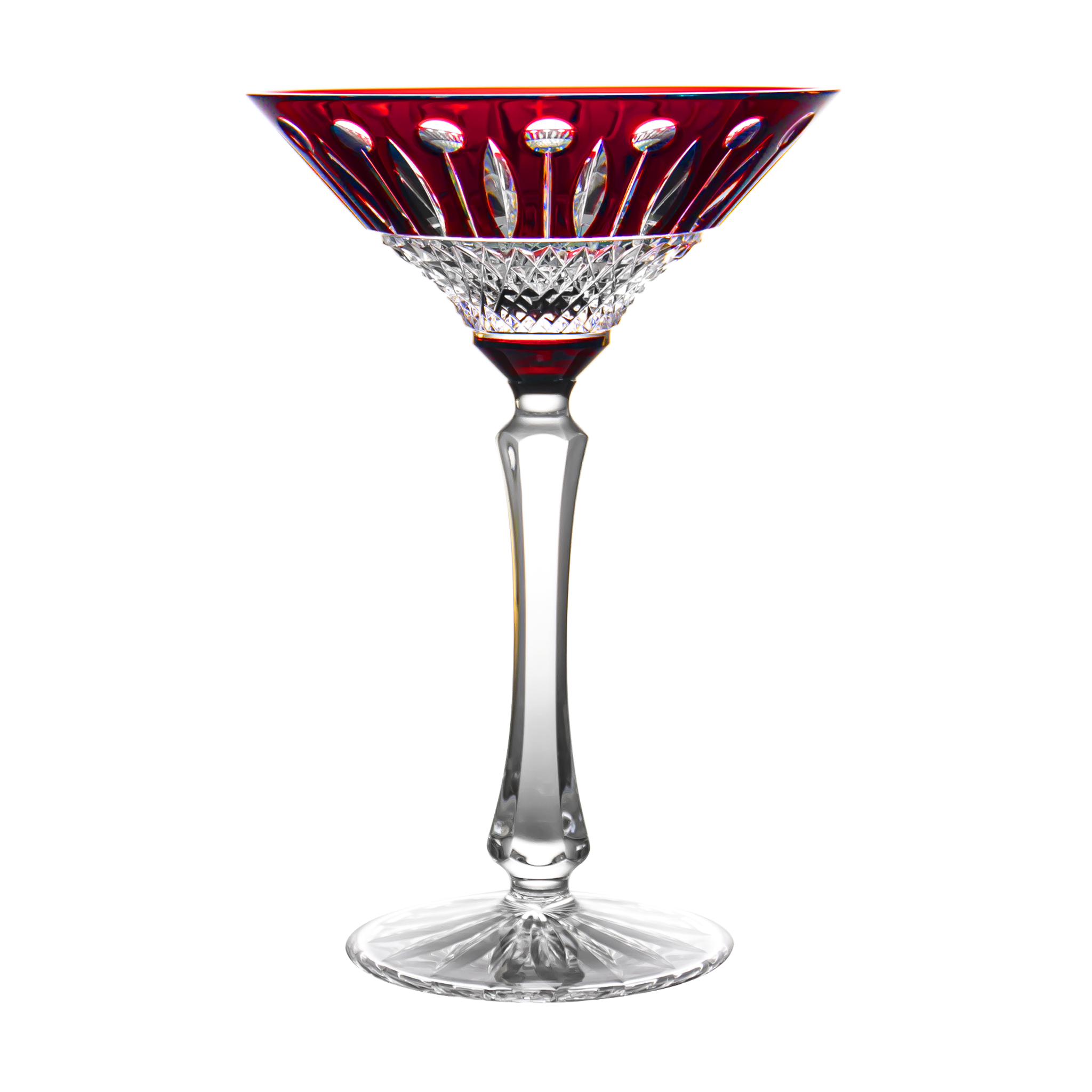 Waterford Clarendon Ruby Red Small Wine Glass - Ajka Crystal