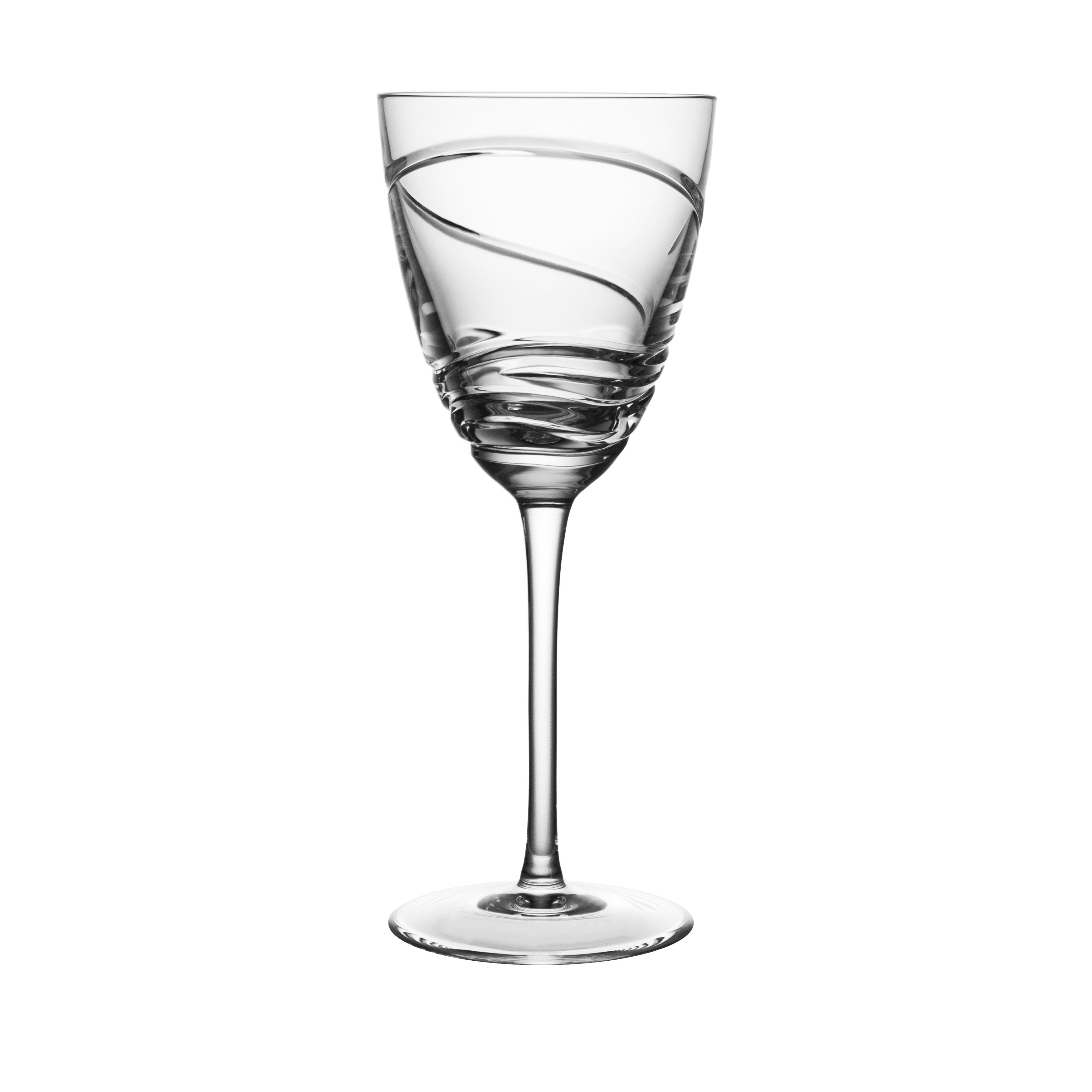 Birks Crystal Large Wine Glass - Ajka Crystal