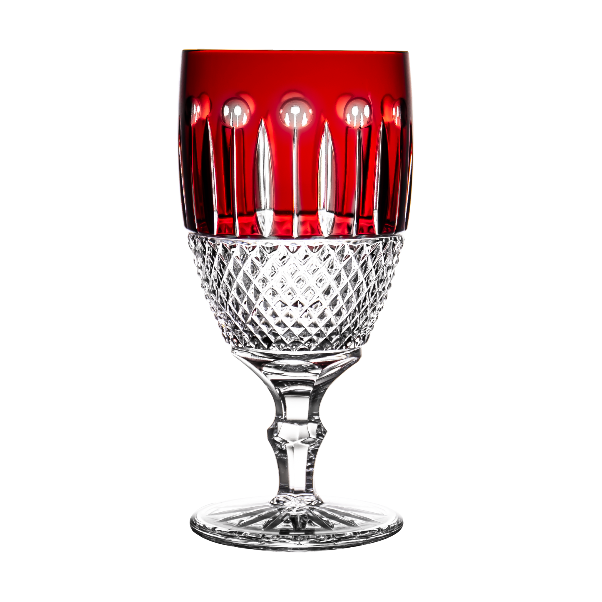 Ajka Majesty Ruby Red Lead Crystal Cordial Liqueur