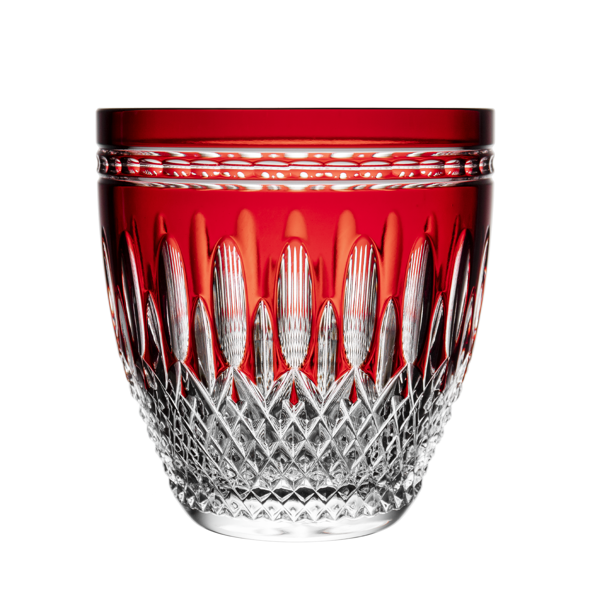 Waterford Clarendon Ruby Red Small Wine Glass - Ajka Crystal