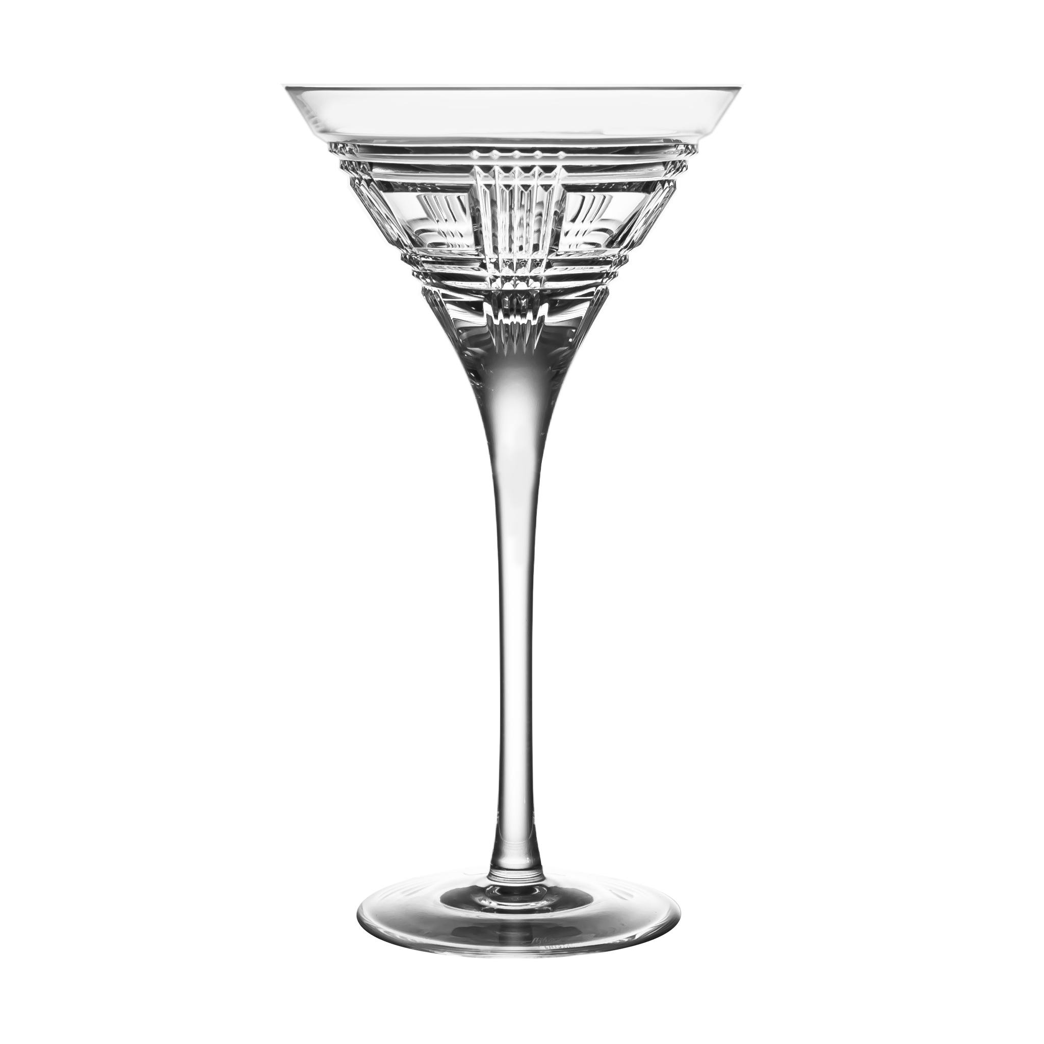 Ralph Lauren Glen Plaid Martini Glass - Ajka Crystal