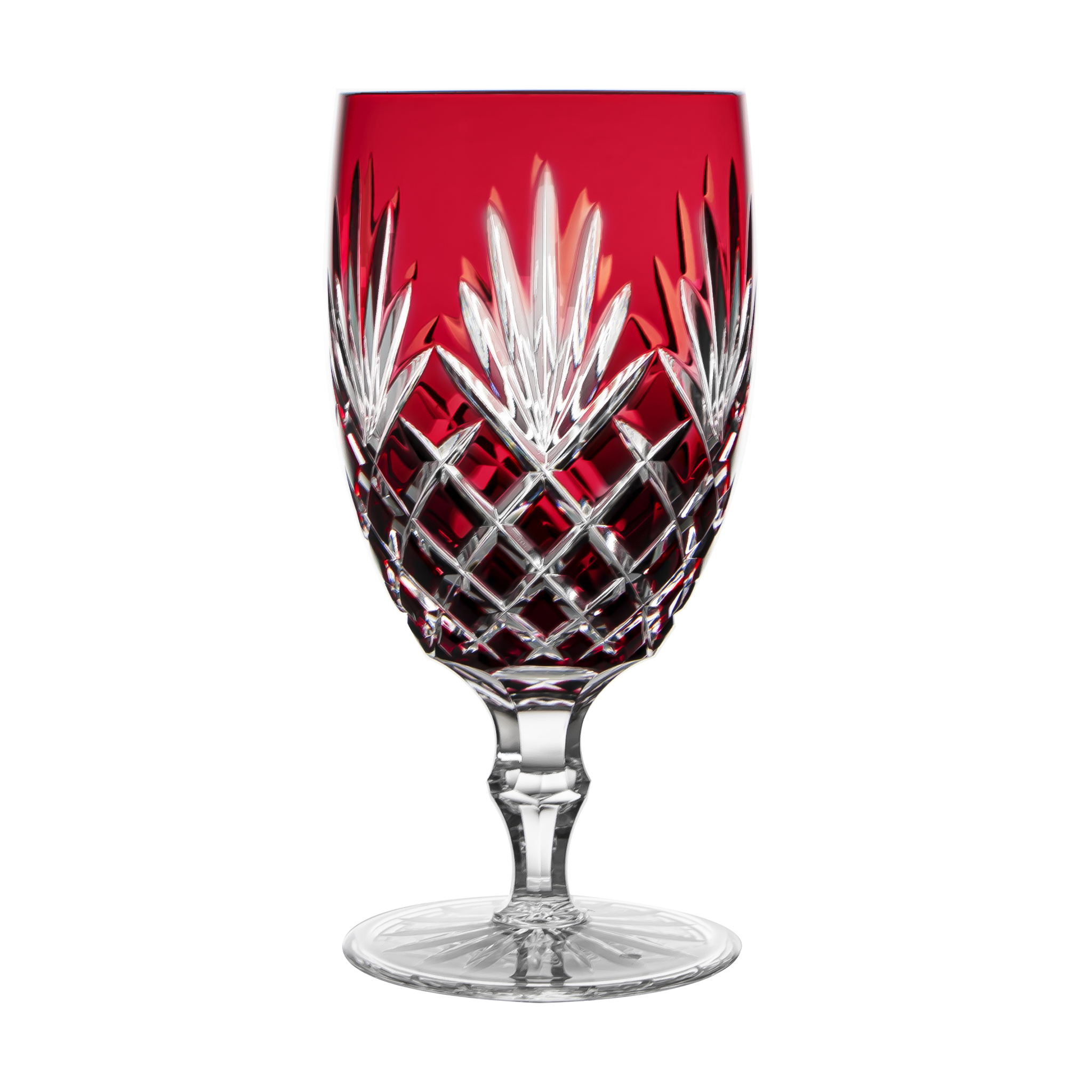 Fabergé Odessa Ruby Red Small Wine Glass 2nd Edition - Ajka Crystal