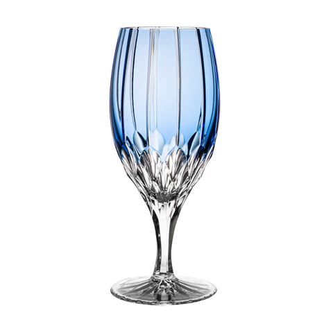 Castille Light Blue Small Wine Glass - Ajka Crystal