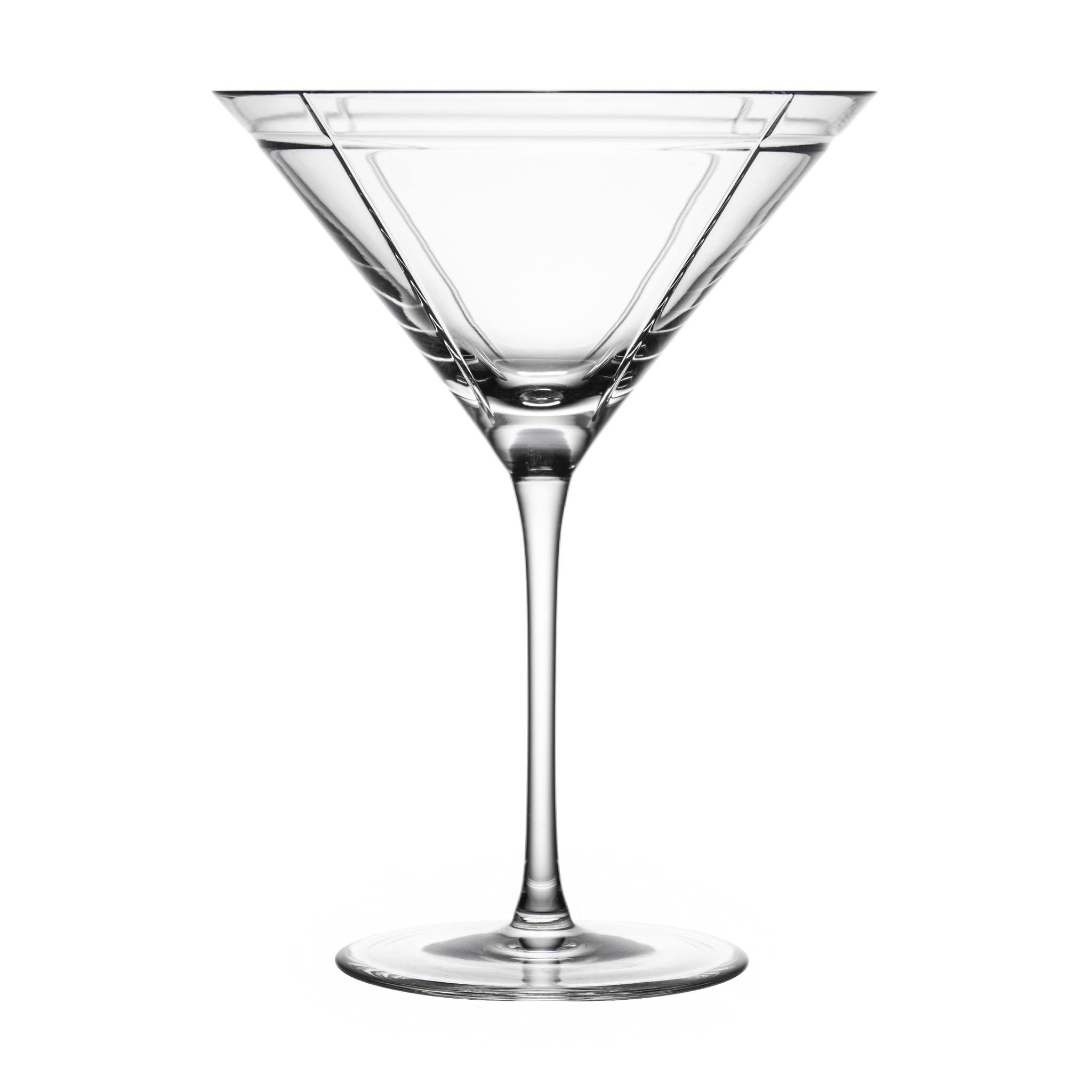 Calvin Klein Collection Channel Martini Glass - Ajka Crystal