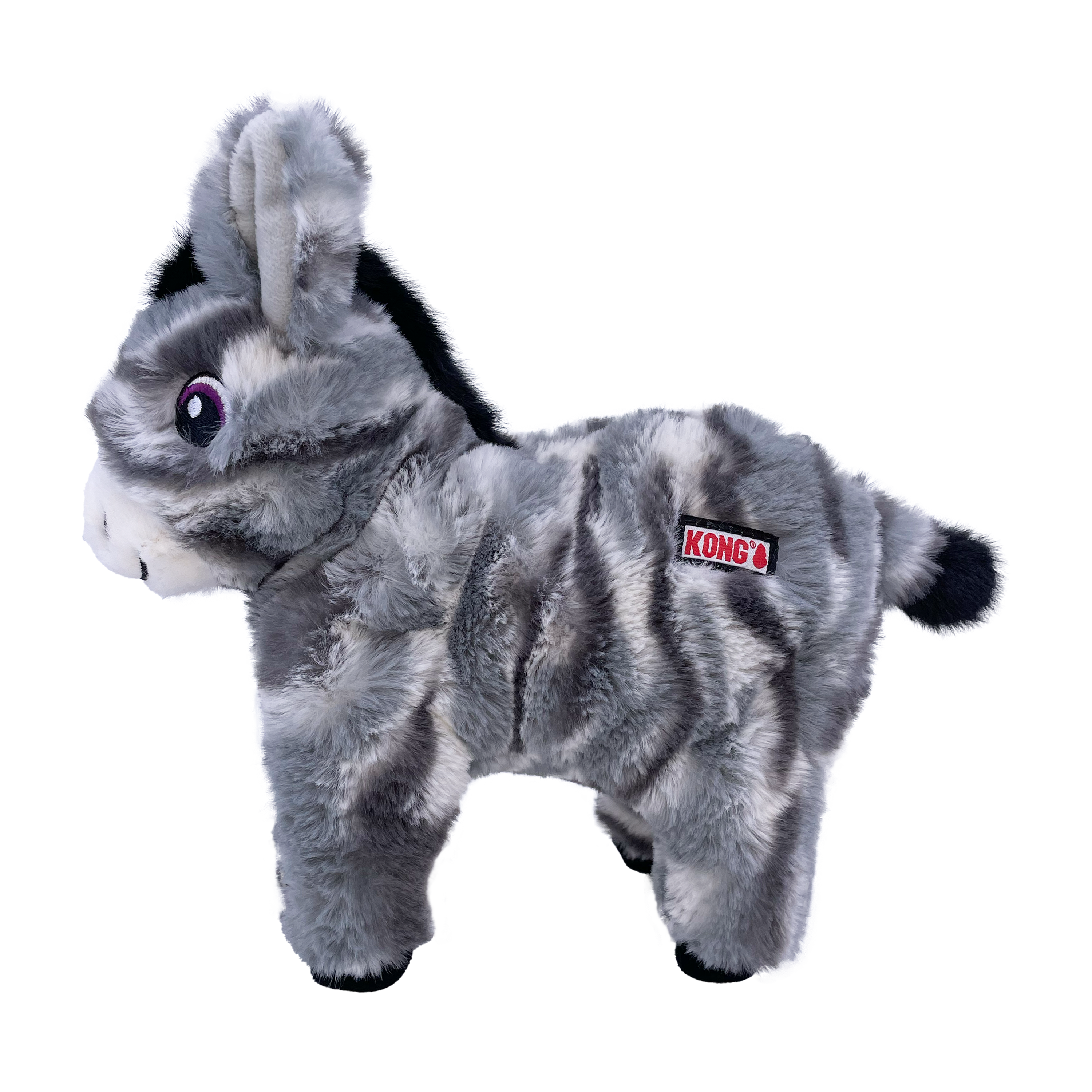 KONG Low Stuff Stripes Donkey