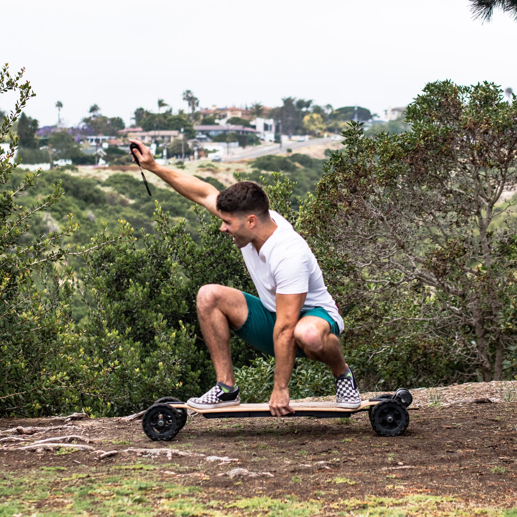 Miles Rampage Bamboo All Terrain Electric Skateboard Miles Board