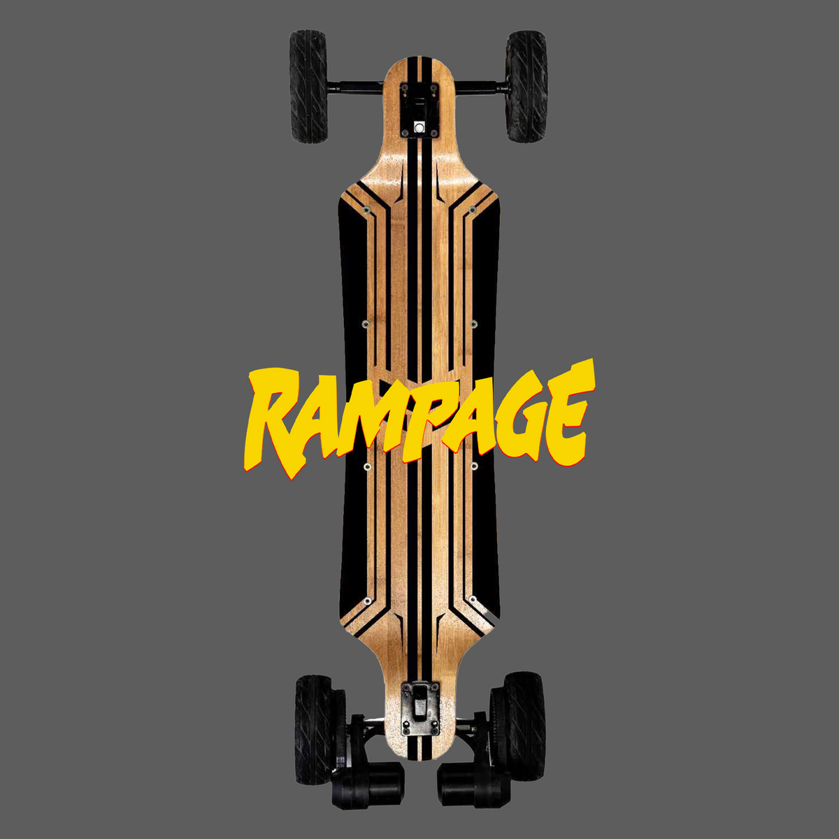 Miles Rampage Bamboo All Terrain Electric Skateboard Miles Board