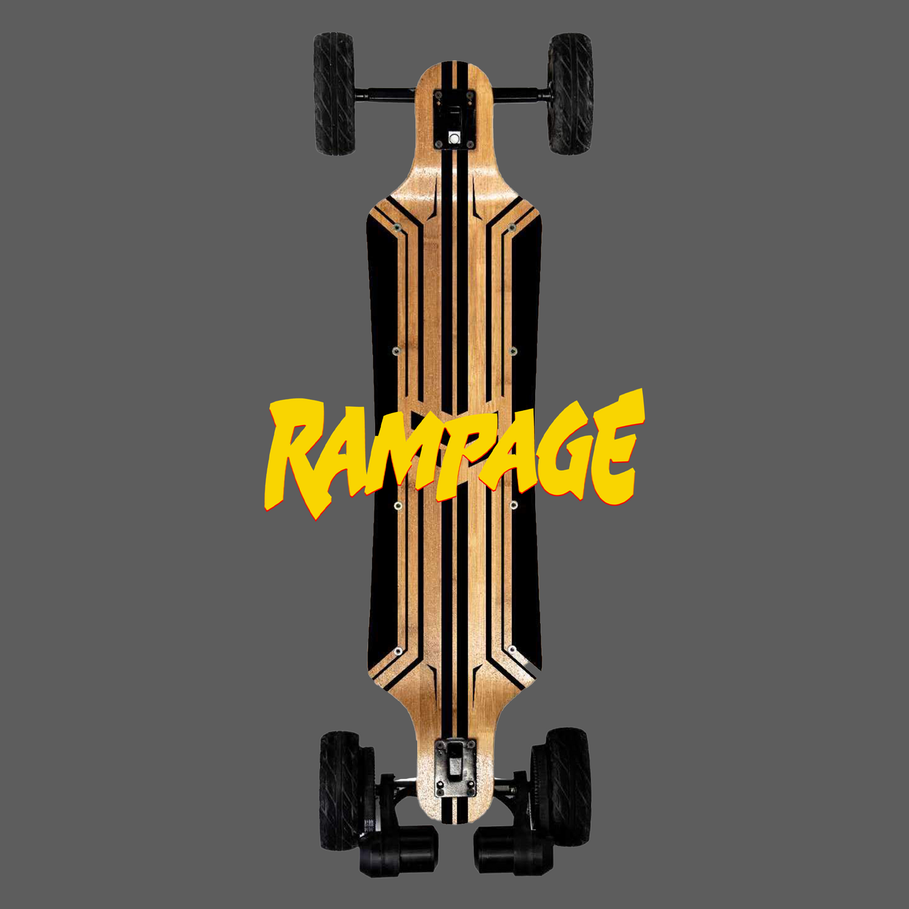 Miles Rampage Bamboo All Terrain Electric Skateboard Miles Board