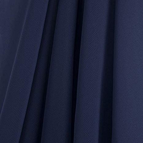 navy blue chiffon material