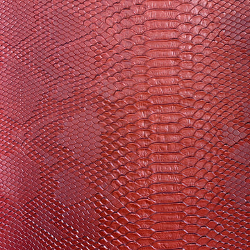 red leather fabric