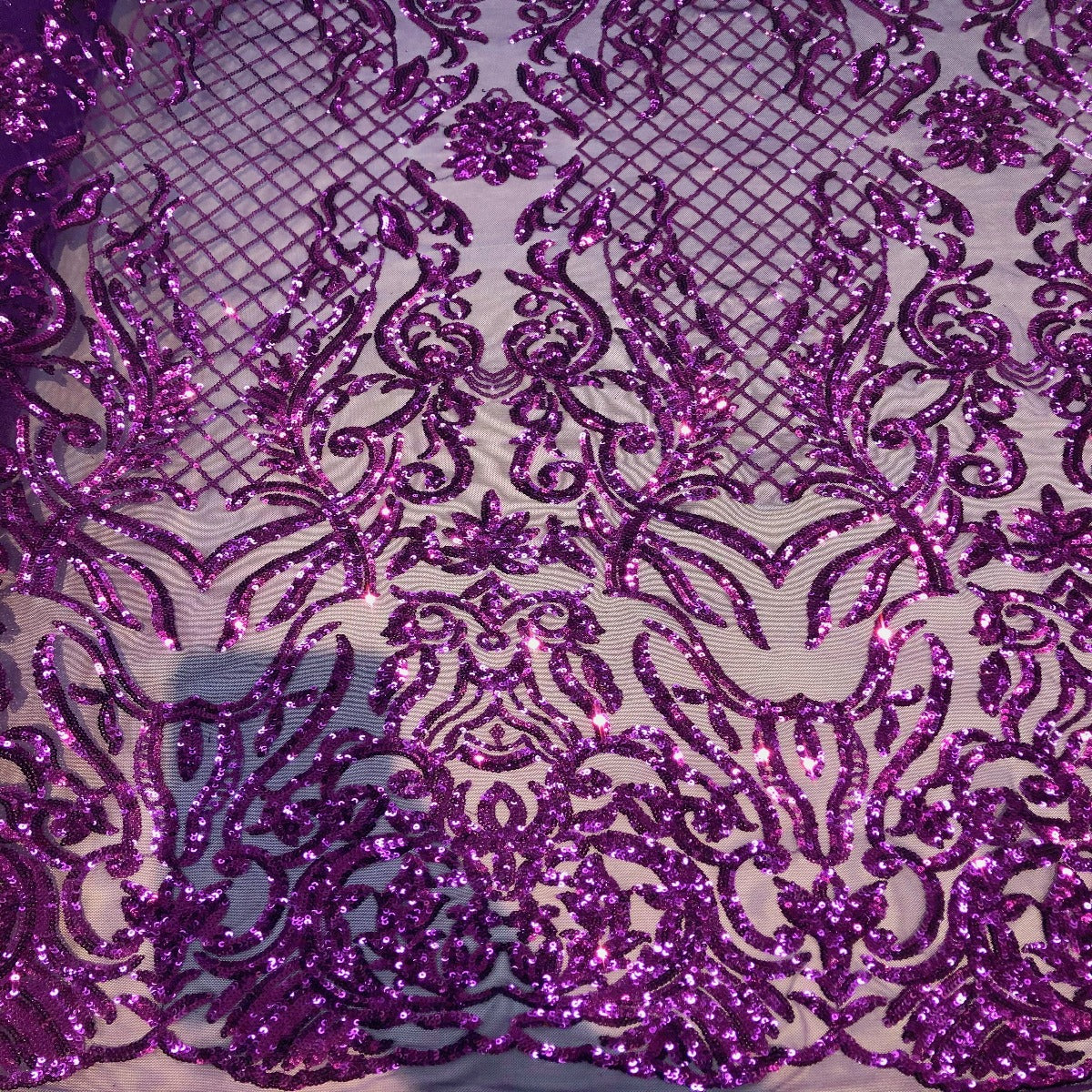 stretch sequin lace fabric