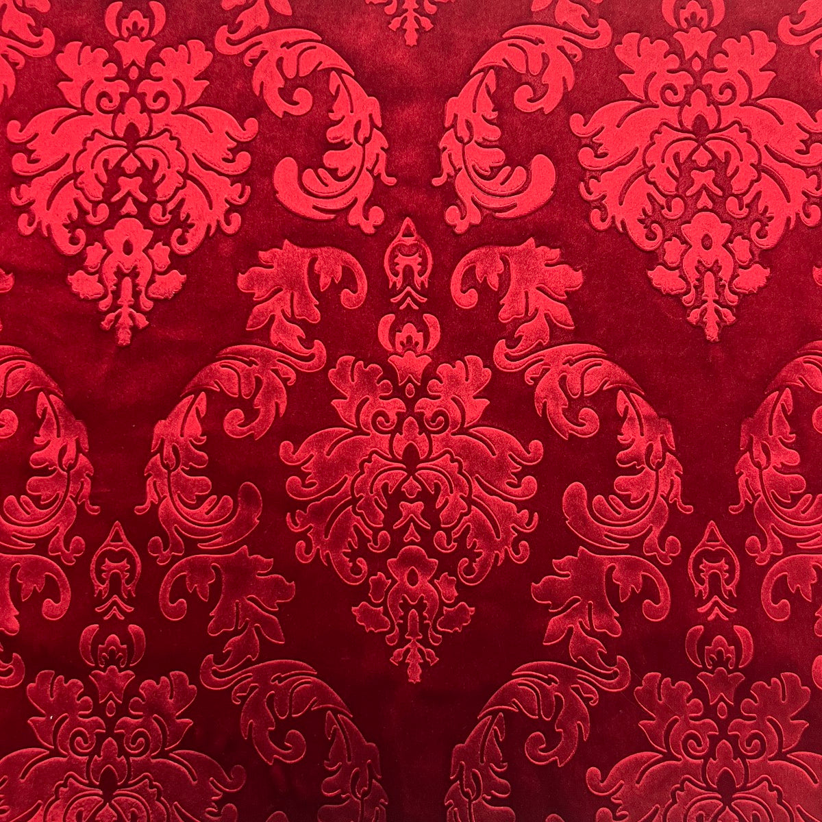 Royal Blue Royalty Damask Embossed Velvet Upholstery Drapery Fabric –  Fashion Fabrics LLC