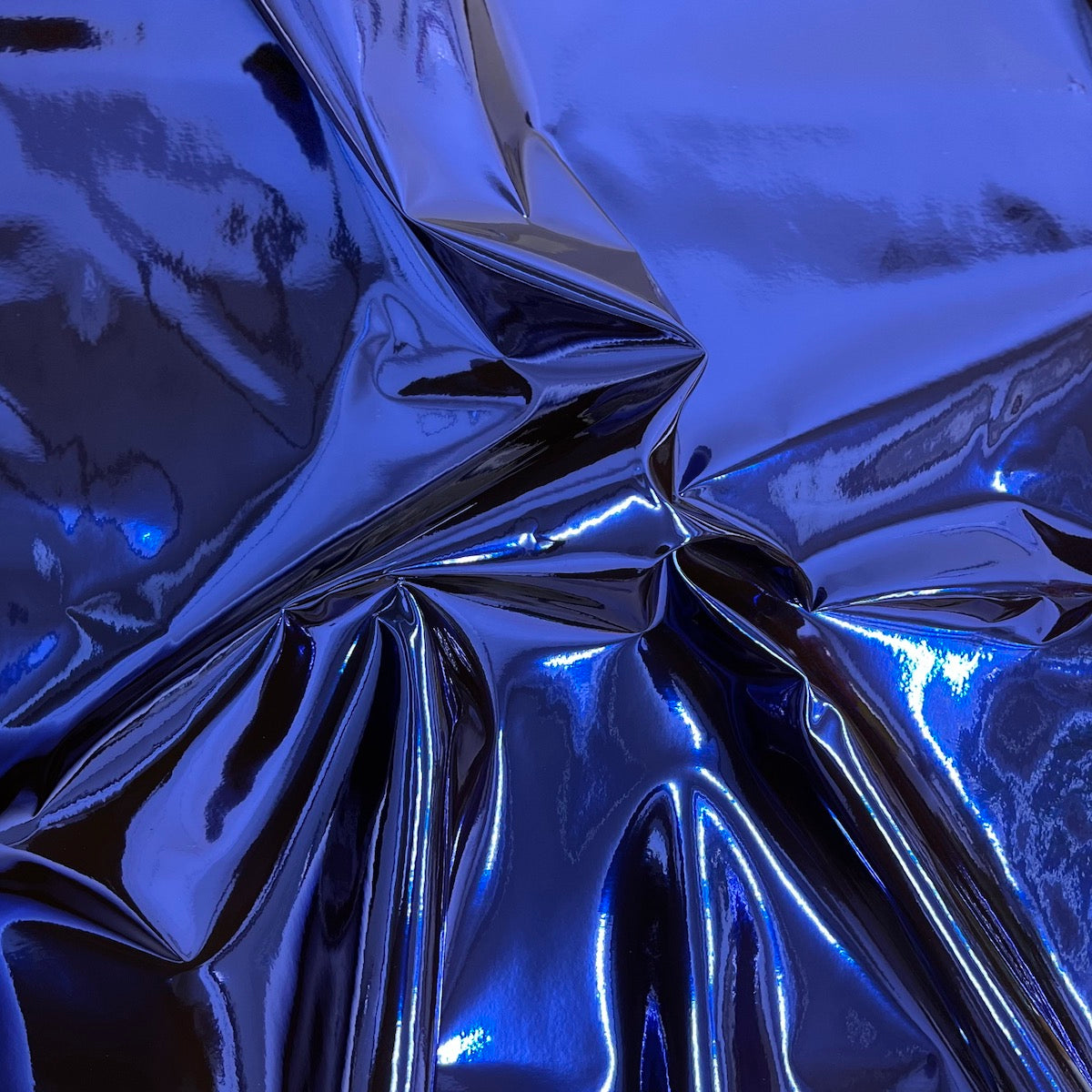Pearl Blue Iridescent Chrome Reflective Mirror Upholstery Crafting Vinyl  Fabric – Fashion Fabrics LLC