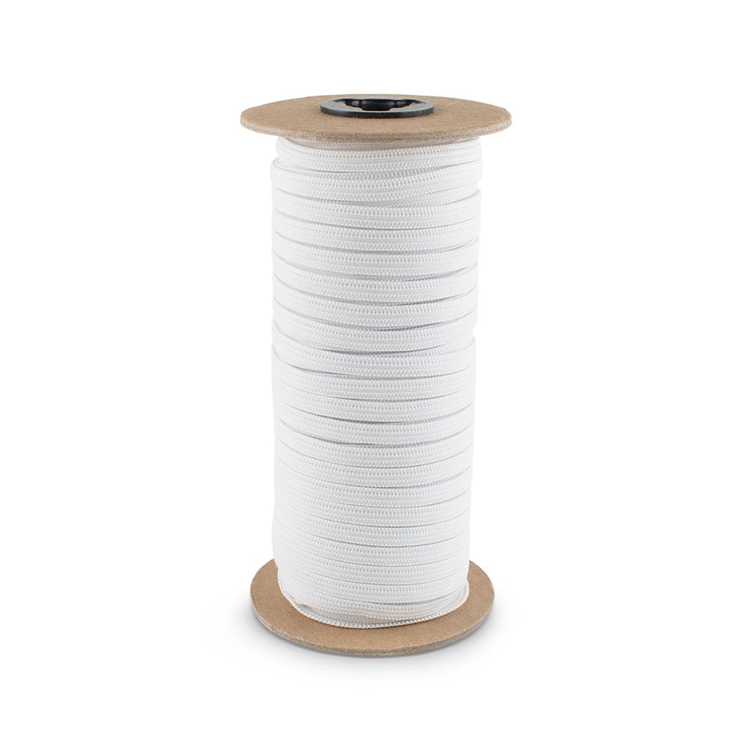 Uxcell 1-3/8 Inch x 14 Yard Knit Elastic Spool Flat Elastic Band for Sewing,  White 