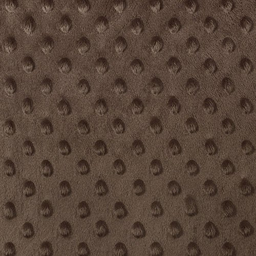 Brown Minky Dot Soft Cuddle Faux Fur Fabric– Fashion Fabrics LLC